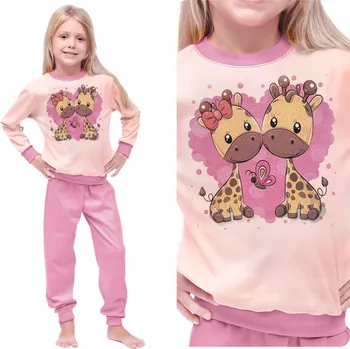 Dívčí pyžamo Dívčí kojenecké pyžamo, dvoudílné, teplé, BAVLNA (bavlna), velikost 80