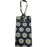 CEDR Univerzální riflová kapsa – praktický obal pro každý den, motiv kruhy (Dvojitá riflová kapsa s motivem kruhů)