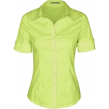 Dámská halenka SUNNOW Dámská halenka s krátkým rukávem Limetková, velikost M
