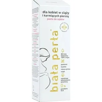 zubní pasta Zubní pasta pro těhotné ženy a kojící ženy biała perła 75 ml