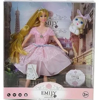 Panenka Hračka pro dívky PANENKA Panenka Lala - 2,9 9 Cm s kočkou a příslušenstvím