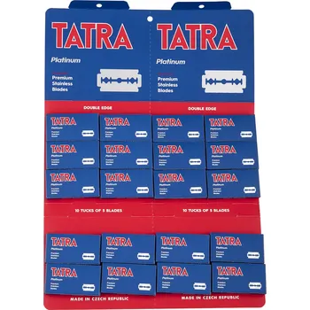 Příslušenství k holicímu strojku Žiletky na holení Tatra Platinum 100 ks