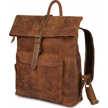 Batoh na notebook 15,6 business velký A4 prostorný hnědý Beltimore