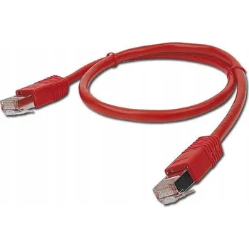 Síťový kabel GEMBIRD PP22-2M/R Červený 2m Patchcord