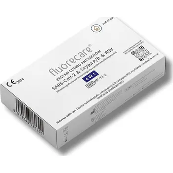 Diagnostický test Fluorecare SARS-CoV-2/chřipka A/B/RSV Antigen Combo rychlý test