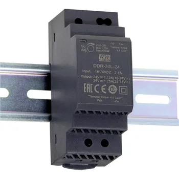 Měnič napětí Mean Well DDR-30L-24 Měnič DC/DC na DIN lištu