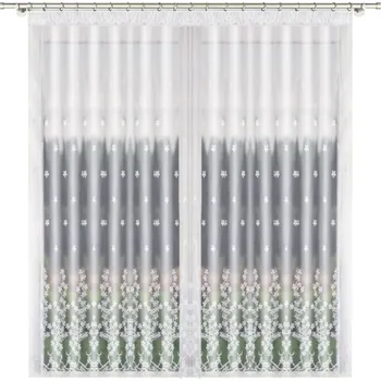 Záclona Fliying Hotová bílá záclona s výšivkou L 105-6076, 400x250 cm