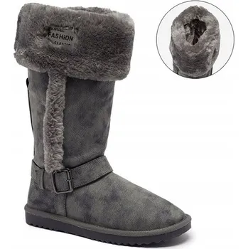 Dámská zimní obuv ŠEDO-MODRÉ SNĚHULE GIUSEPPINA 37