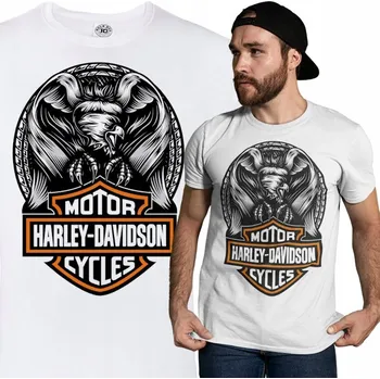 Pánské tričko PÁNSKÉ MOTORKÁŘSKÉ TRIČKO NA MOTORKU HARLEY DAVIDSON