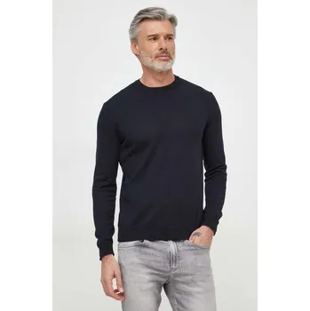 Pánský svetr Bavlněný svetr United Colors of Benetton 1098U1I76 černá 99X, vel. XL