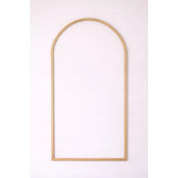 Obraz Bílý oblouk na zeď z překližky, dřevěné dekorativní lišty na zeď