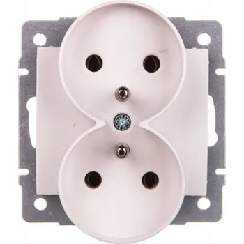 Elektrická zásuvka Bílá nástěnná Elektrická Zásuvka Kanlux