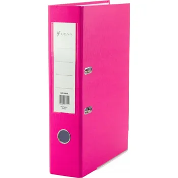 Šanon na dokumenty A4/80 mm s pákovým mechanismem, růžový
