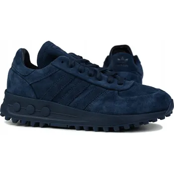 Dámská obuv Sportovní boty adidas kožené modré šněrovací velikost 41 1/3