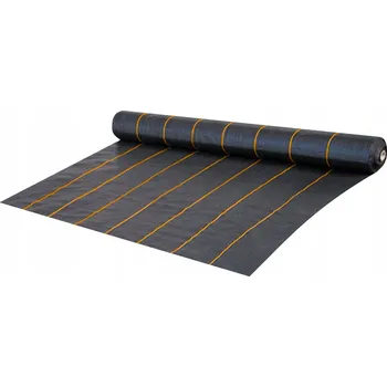 Obraz Černá agrotextilie proti plevelu Bradas AT9411100 PP UV 90gr 100x1,1m
