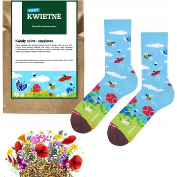 Ponožky s hmyzem ZOOKSY Barevné bavlněné Pánské Ponožky 41-46