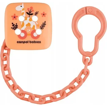 Canpol babies TOYS korálový Řetízek na dudlík