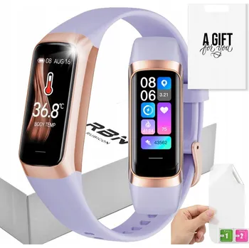 Hodinky Chytrý náramek Rubicon RNCF05 fialový