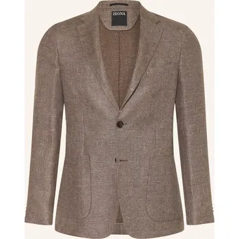 Pánské sako Zegna Pánské Sako Drop 7 Extra Slim Fit, hnědá, 48