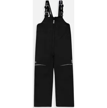 Snowboardové kalhoty LEMON EXPLORE Chlapecké lyžařské kalhoty s kšandami ZL3 ČERNÁ