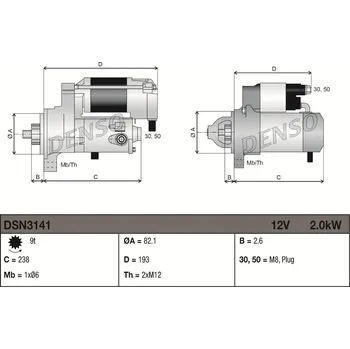 Startér Startér DENSO DSN3141
