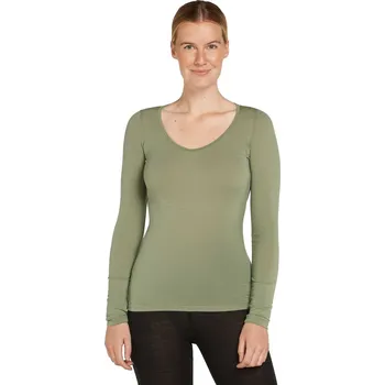 Dámské tričko ICEBREAKER Wmns Siren LS Sweetheart, Lichen (vzorek) velikost: S