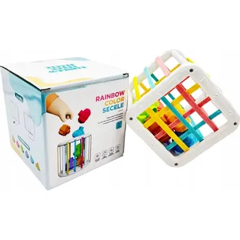 Dřevěná hračka Dětské smyslové řazení tvarů Hračka Hračky Vývojové hračky Dárky Kostka Koš