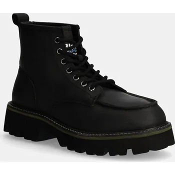 Pánské tenisky Kožené boty Blauer RUSK F4RUSK03.LEP černá 99X, EUR 45