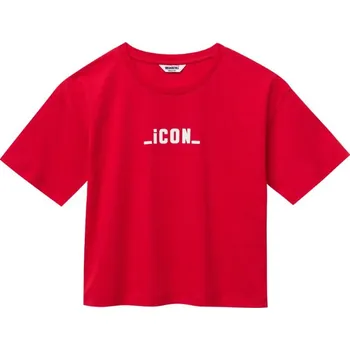 Dívčí oblečení Winkiki Kids Wear Dívčí tričko s krátkým rukávem Icon - červená Velikost: 140
