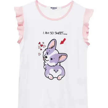 Winkiki Kids Wear Dívčí top Sweet - bílá Velikost: 110