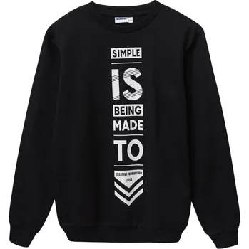 Chlapecká mikina Winkiki Kids Wear Chlapecká mikina Simple - černá Velikost: 158