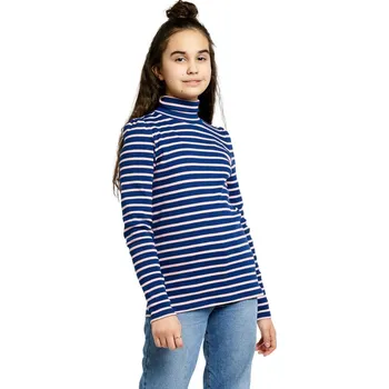 Dívčí svetr Winkiki Kids Wear Dívčí rolák Colourful Dreams - navy - pruhy Velikost: 140