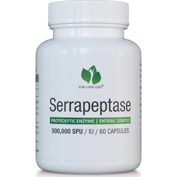 Přírodní produkt For Long Life Serrapeptase 500000 SPU 60 cps.