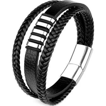 Náramek Predator Q1 Cypher pánský náramek černý 22 cm