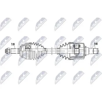 Hnací hřídel - poloosa NTY NPW-MS-116
