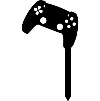 Zahradní dekorace Cupcake zápich Silueta ovladače