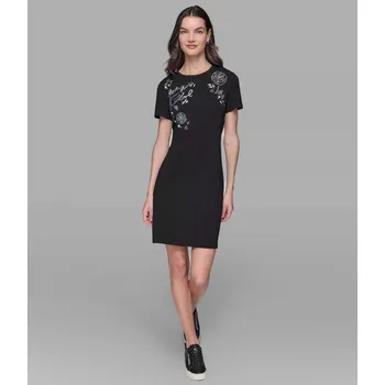 Dámské šaty Karl Lagerfeld šaty klasické ke kolenům velikost L