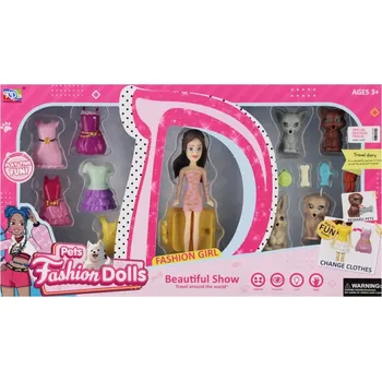 Panenka PANENKA 8 CM S PŘÍSLUŠENSTVÍM MEGA CREATIVE 568451