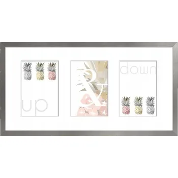 Obraz Rámeček GALERIE SANREMO 23x46 SKLO Stříbrný