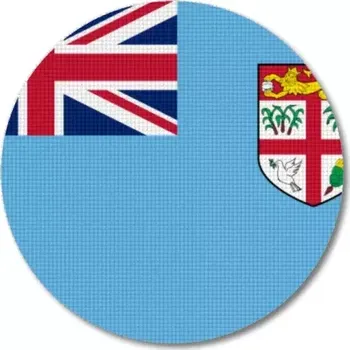 Vlajka Pelisport Vlajka Fidži kulatá ø 60 mm