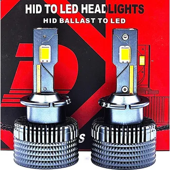 Autožárovka LED D2S a D2R 6000K autožárovky 60000lm 2x60W, sada 2ks
