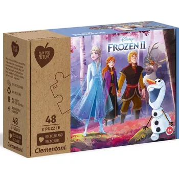 Clementoni - Puzzle 3x48, Frozen 2