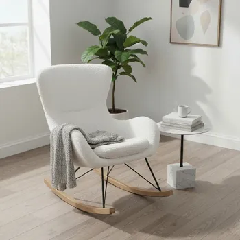 Sedací souprava SalesFever Houpací křeslo Ušák bílé