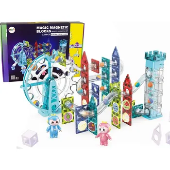 ostatní stavebnice Mamido Magnetická stavebnice 129 dílů