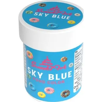 Potravinářské barvivo Gelová barva SweetArt Sky blue