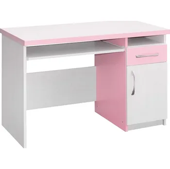 Dětsný nábytek Počítačový stůl 110×60 TOM C009 creme/růžová