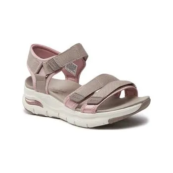 Dámská móda Skechers Sandály Arch Fit-Fresh Bloom 119305/TPPK Béžová 42
