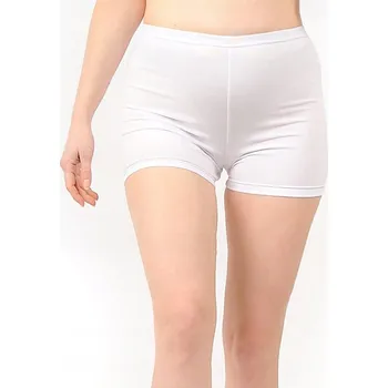 Dámské oblečení Dámské legíny krátké kraťasy cyklistické LAEMI 597 Bílé M