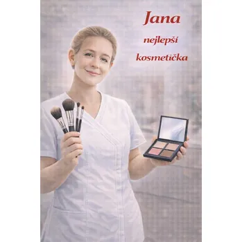 Plechová cedule Cedule - Kosmetička - Plast / A5 ( 20x15cm) / 4. Pamětní list