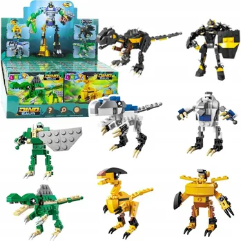 ostatní stavebnice Stavebnice robota Dinosaurus 2v1, Stavebnice 57-70 dílů